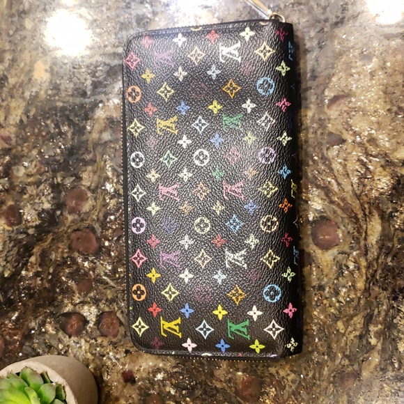 Louis vuitton Multi colored LIMITED EDITION RARE FIND Monogram zippy long wallet - Picture 2 of 16